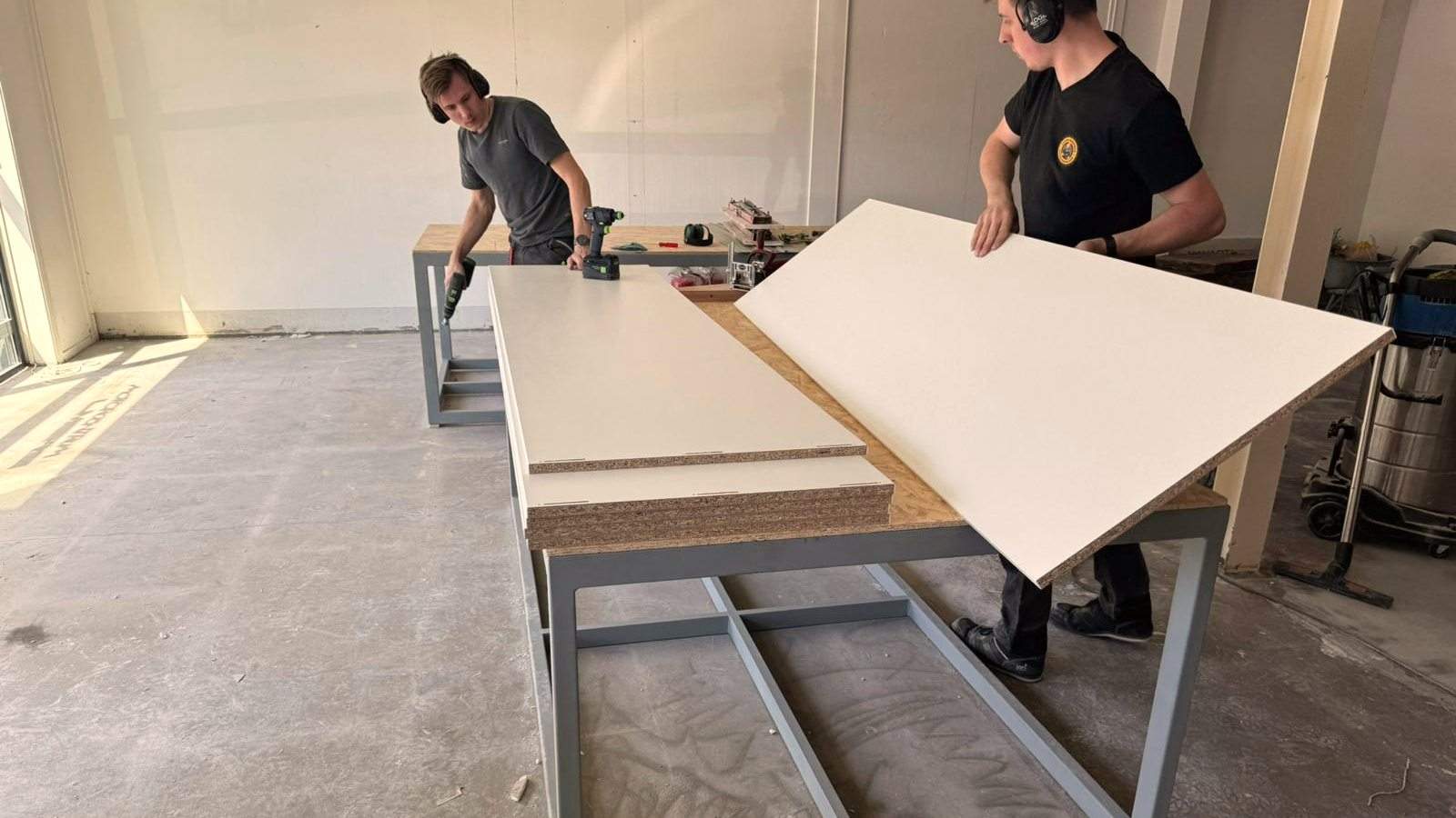 Een blad op maat, op de bok